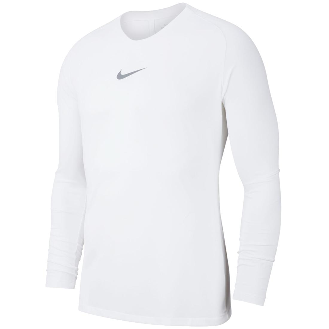 Nike Dry Park First Layer Longsleeve, Heren witte compressie longsleeve M wit