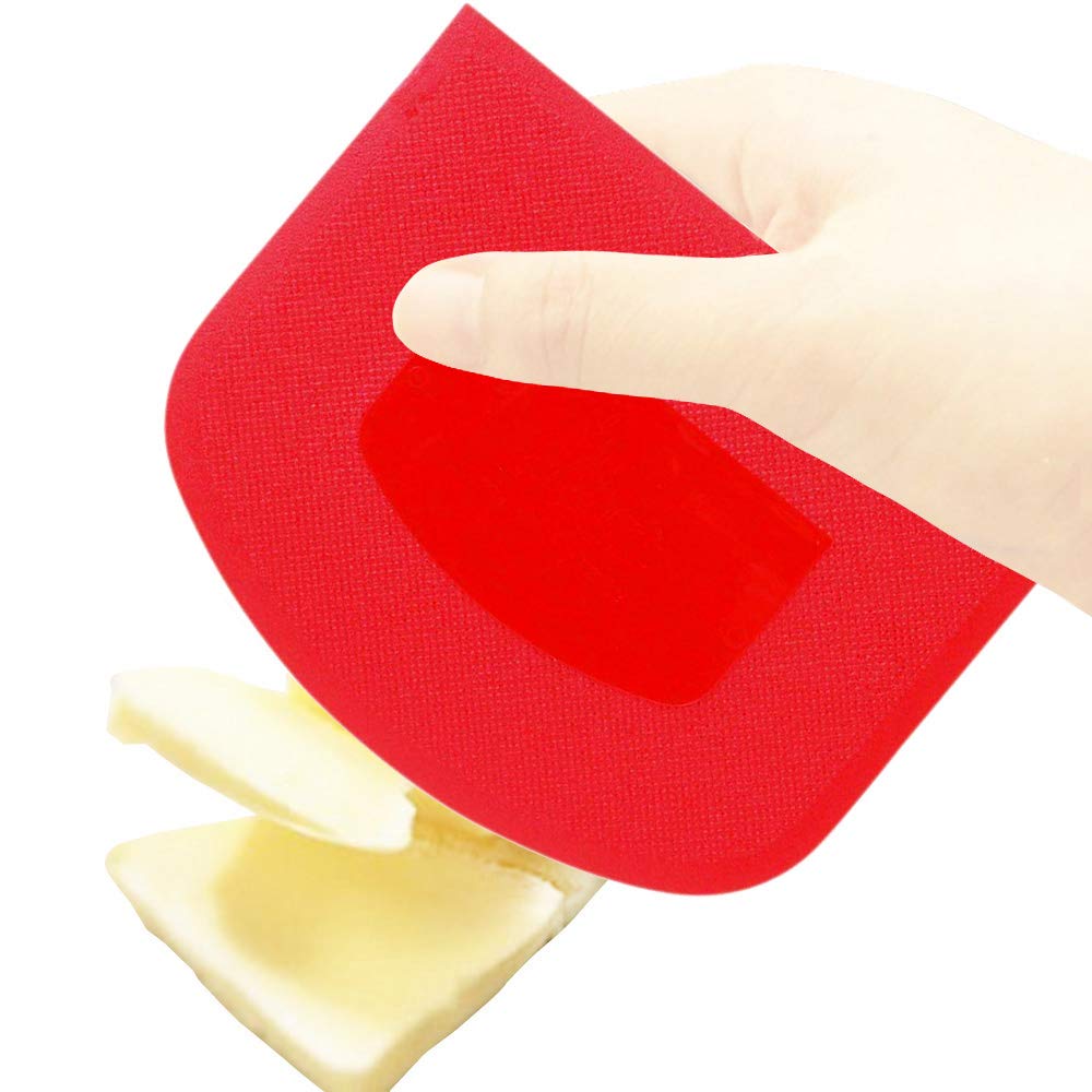 Kai House Select Embossed Made in DL6287 Scraper, Red, Japan,