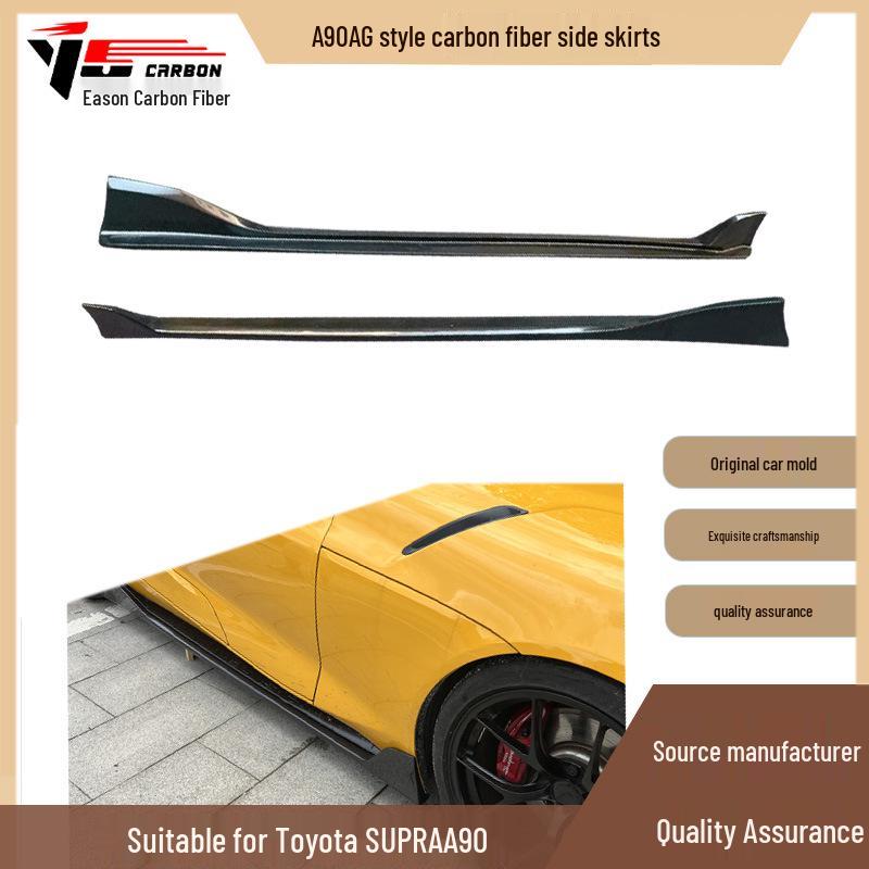 AG Style Carbon Fiber Side Skirts for 2019-IN Toyota Supra A90/A91