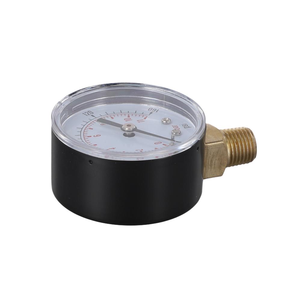 1/4 Inch BSPT Air Pressure Gauge 0-60PSI Water Pressure Meter TS-Y504 For Radial Mounted Measuring Instrument Compressor Gauge