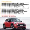 Silver Plated Headlight Ring Bezel Trim Surround Cover 51137300631 For Mini For Cooper F55 F56 F57 2014-