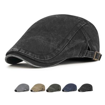 Frühling Herbst Männer Forward Cap britischen Stil Baskenmütze Newsboy Caps