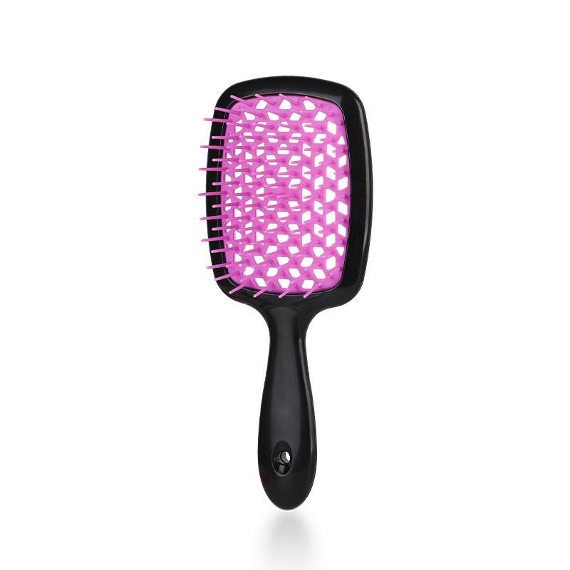 Hollow Mesh Fluffy Hair Massage and Curling Comb for Quick-Drying and Smoothing 20.5 x 8.5 x 3 cm
