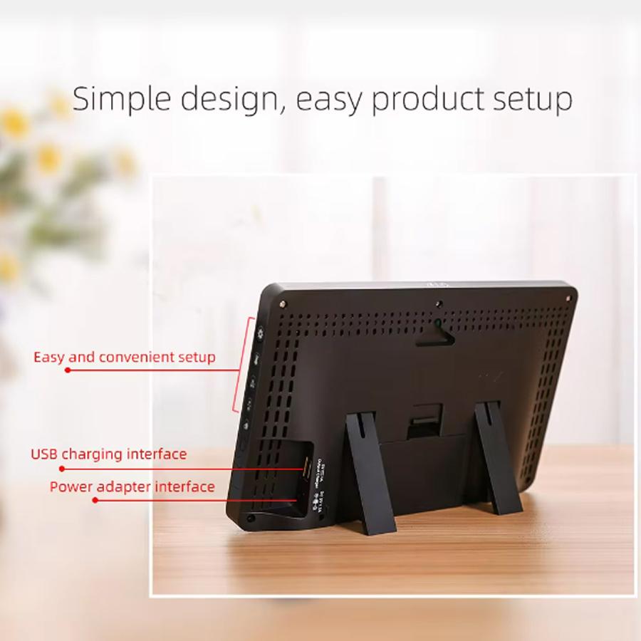 Tuya WIFI Smart Weather Station Temperature Humidity Meter Weather Forecast Indoor Outdoor Multifunctional Weather Alarm Clock