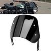 Universal 6.5-9.45 Inch Adjustable Motorcycle Headlight Windscreen Wind Deflector For Harley Honda Yamaha Accessories