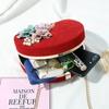 New Fashion Handheld Bag Banquet Women's Bag Chain Bar Single Shoulder Oblique Straddle Simple Fashion Handheld Bag Small