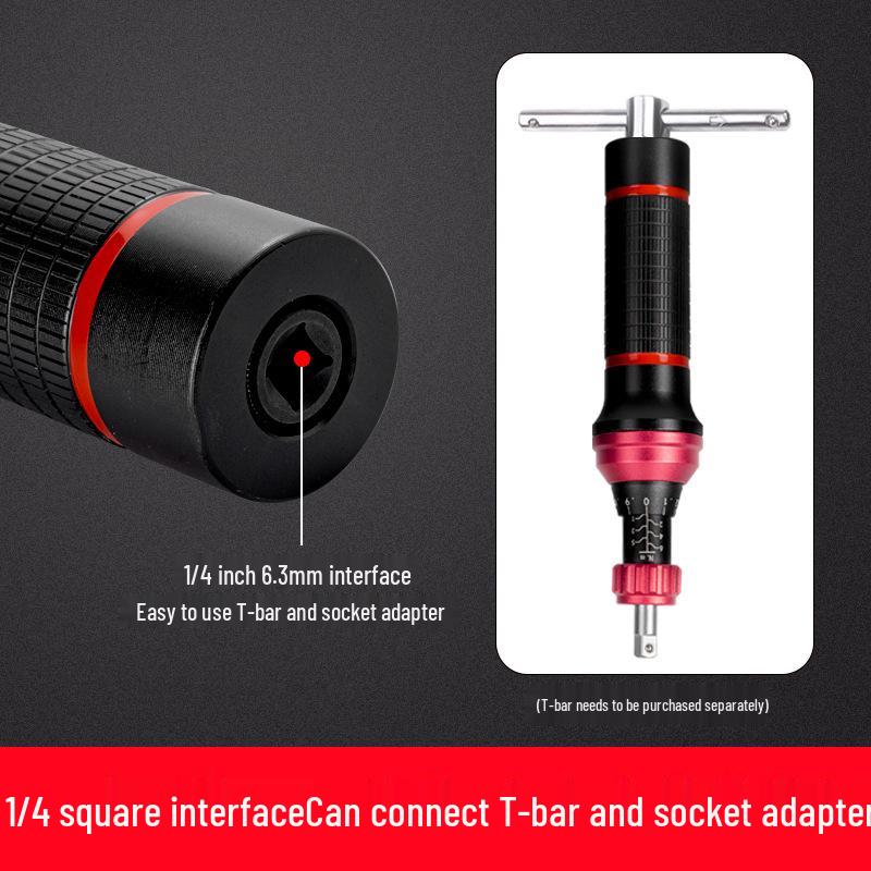 High-Precision Digital Torque Screwdriver with Adjustable Preset Mechanism