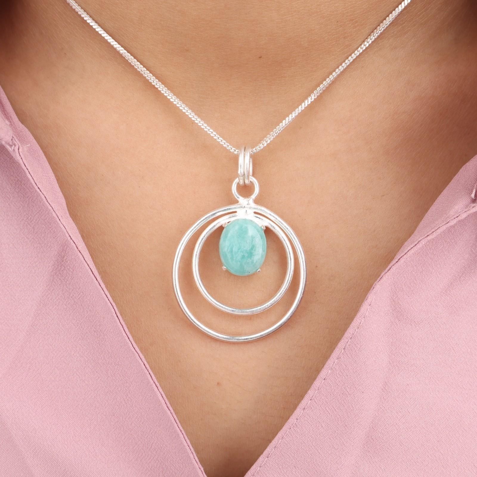 

Амазонит Драгоценный Камень 925 Стерлинговое Серебро Ювелирные Изделия Подвеска Ручной Работы 1,65 Для Подарка PP-61-32