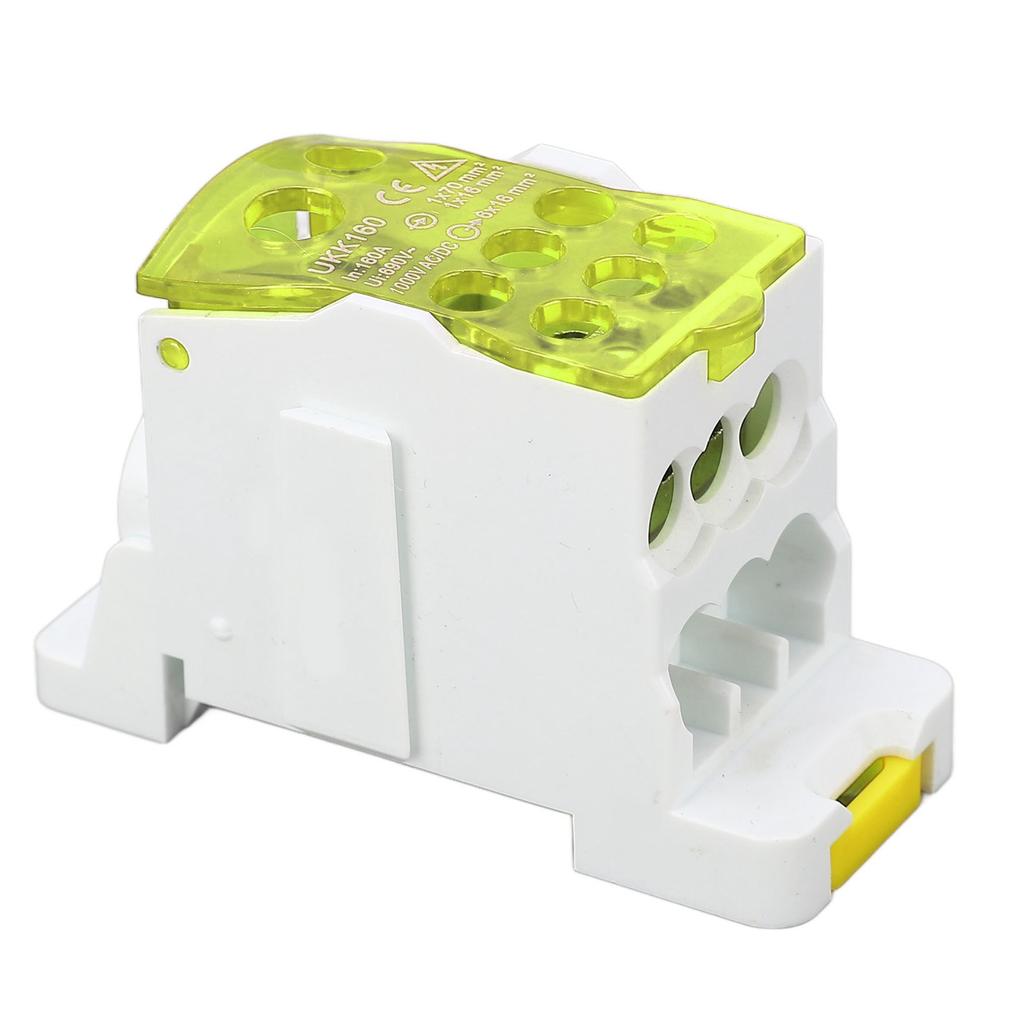 Terminal Distribution Box 690V 160A DIN Rail Terminal Block Power Junction Box for Electricity