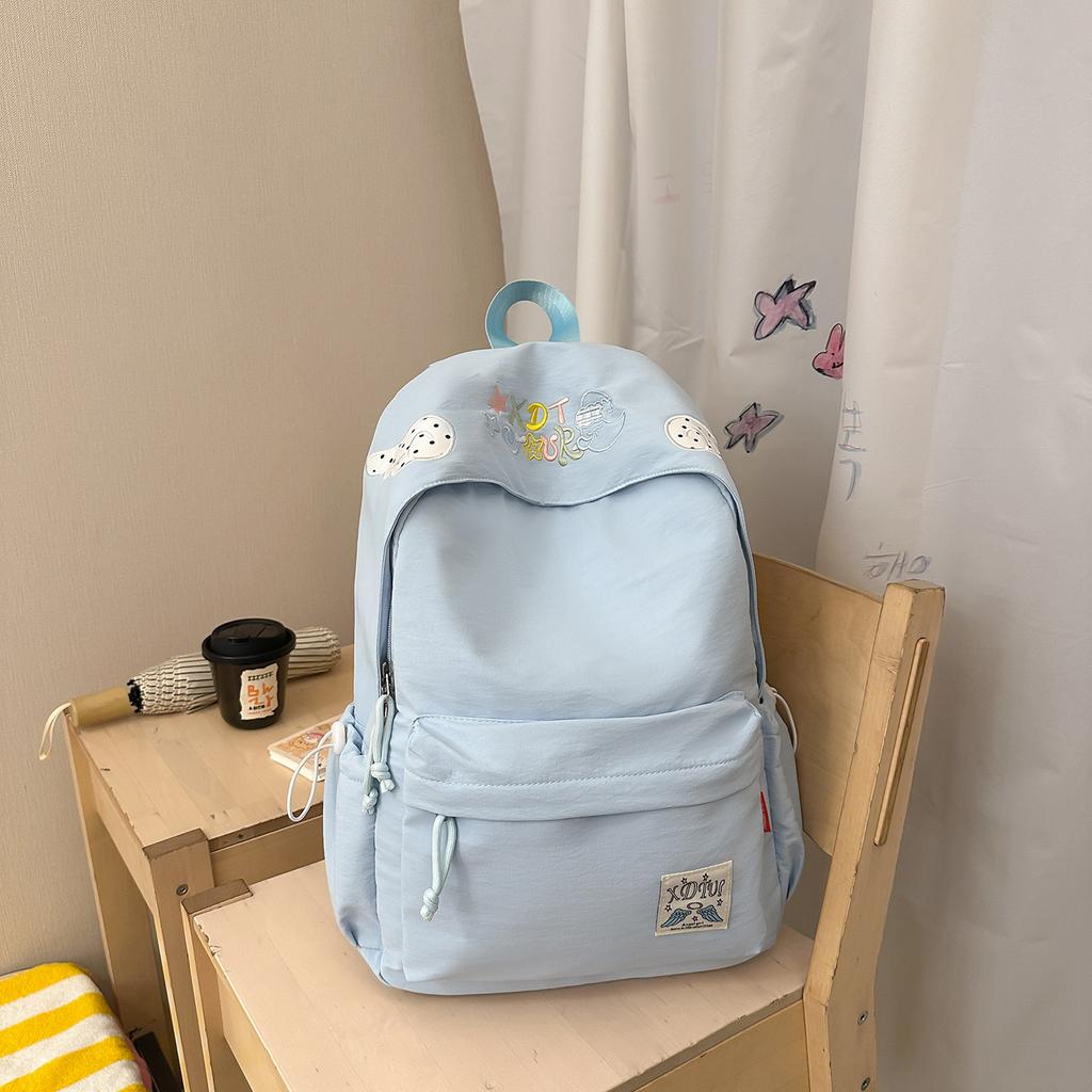 Schoolbag new junior high school high school college student schoolbag ins versatile sweet high value backpack commuting backpack