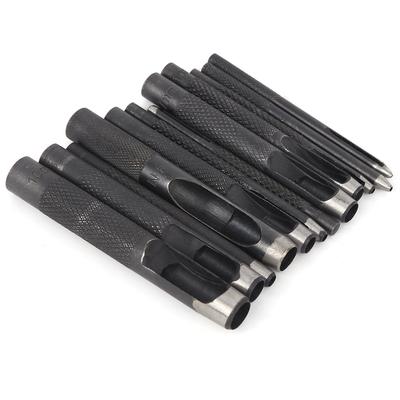 12PCS DIY Hollow Hole Puncher Leather Craft Punch Set Leather Hole Punching Tool1-10mm