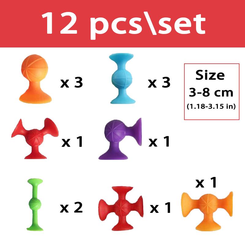 Soft Silicone Sucker Popular Dart Toy DIY Animal/Human Silicone Sucker Model Assembly Decompression Dart Throwing Games For Kids