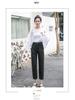 Women's High-Waisted Wide-Leg Jeans - Summer 2020 Korean Chic Straight-Leg Harem Cropped Pants