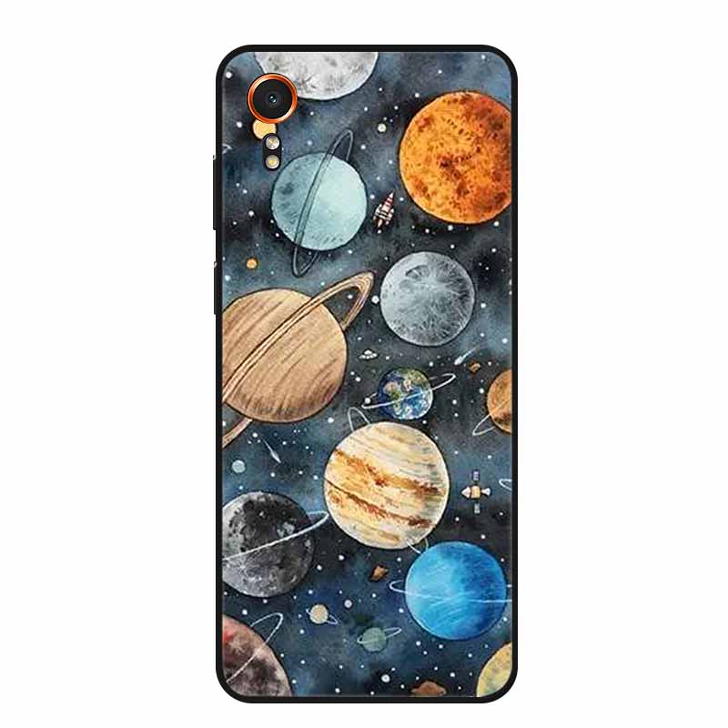 For Samsung Galaxy Xcover7 Case Black Silicone Soft Back Cover Case For Samsung Xcover 7 Phone Case Cover X Cover 7 6.6" Funda