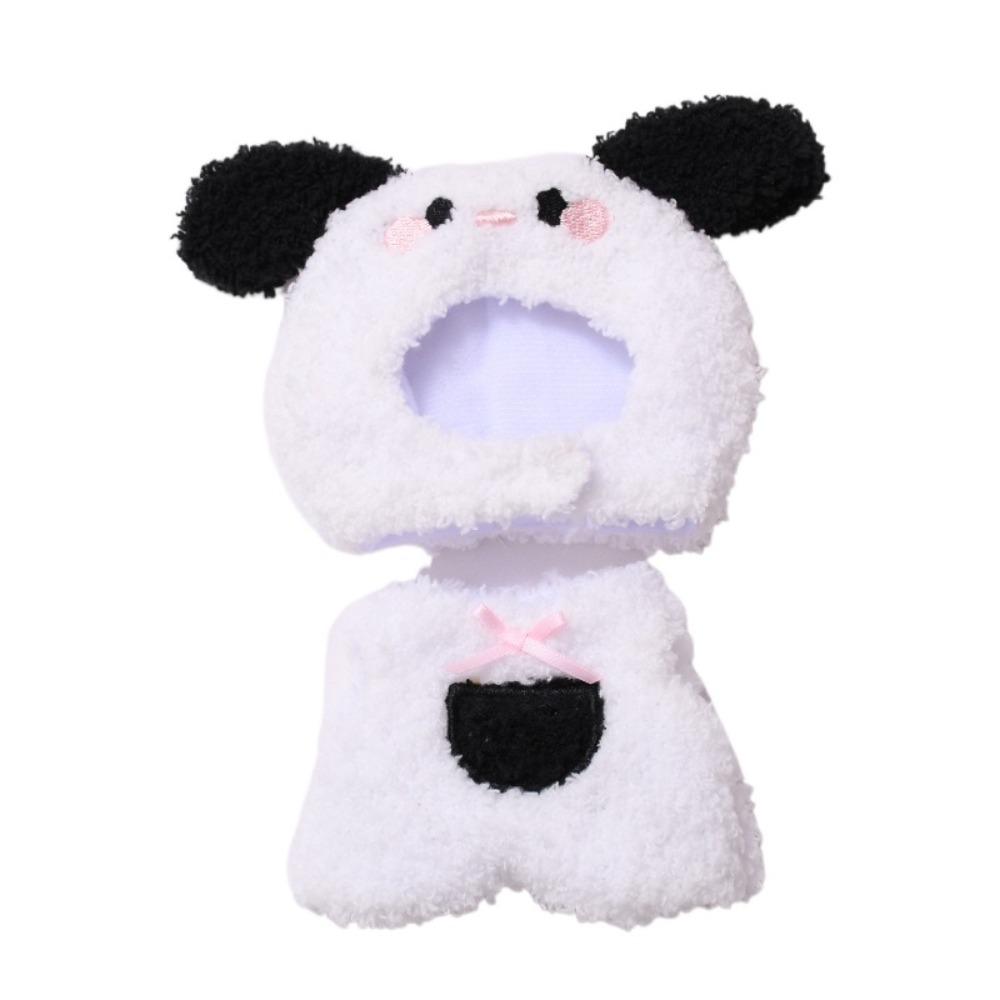 

1 set Animal Jumpsuit Labubu Plush Doll Outfit Capybara Mini Cotton Doll s Clothes Children Gift style 3