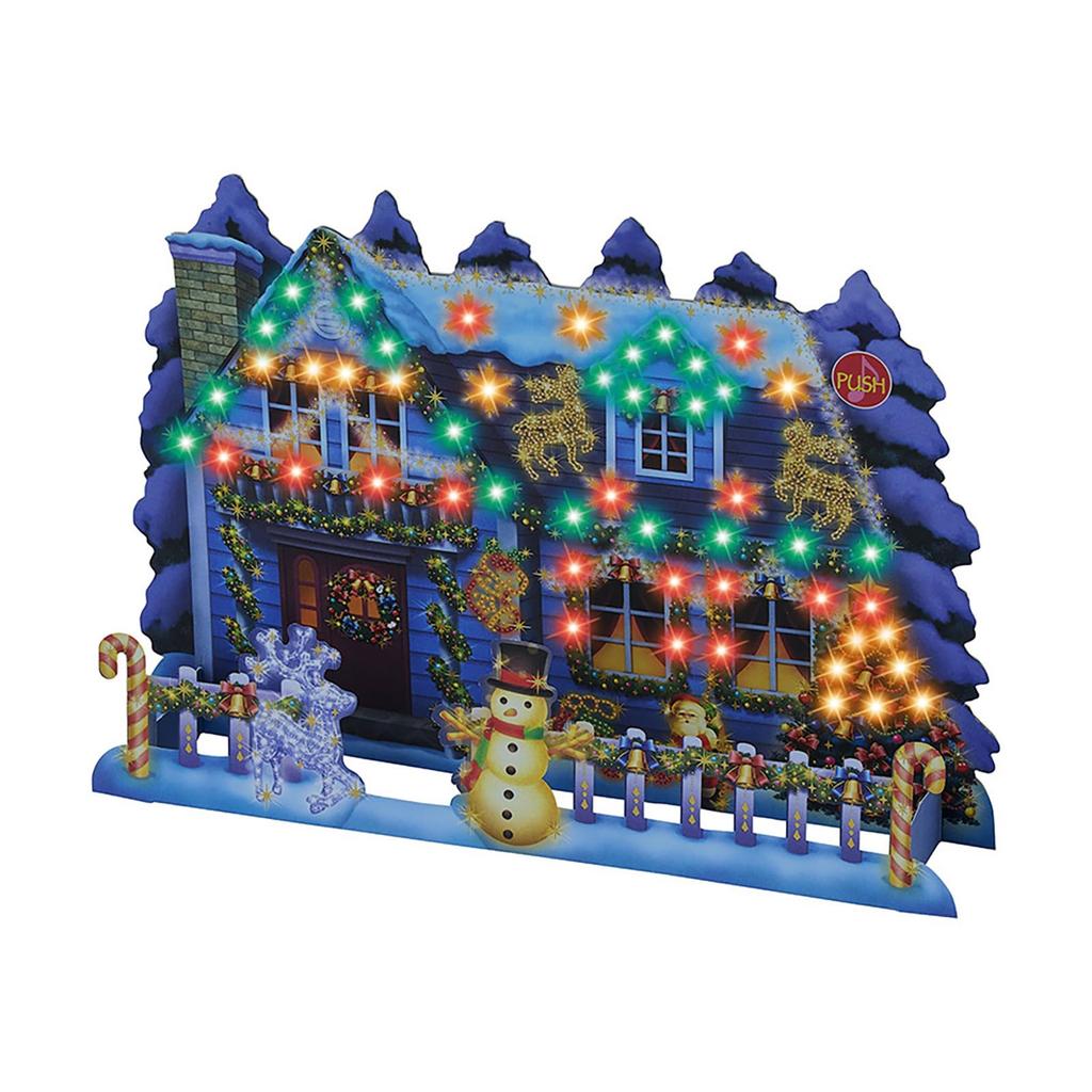 Sanrio Christmas Message Christmas Lights Illumination House JXPM 244350 Card, Card, & Melodies, 15-5,