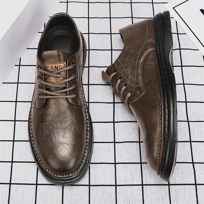 Pánské ležérní kožené boty Derby