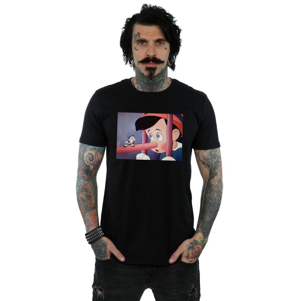 Disney Mens Pinocchio Nose Still T-Shirt