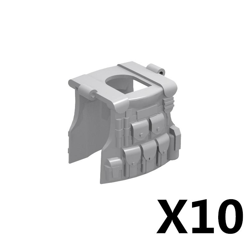 Military Figure MOC Building Block Accessories Vest Equipment Soviet American Soldier Helmet Hat Kit Mini Brick Toy Gift K48