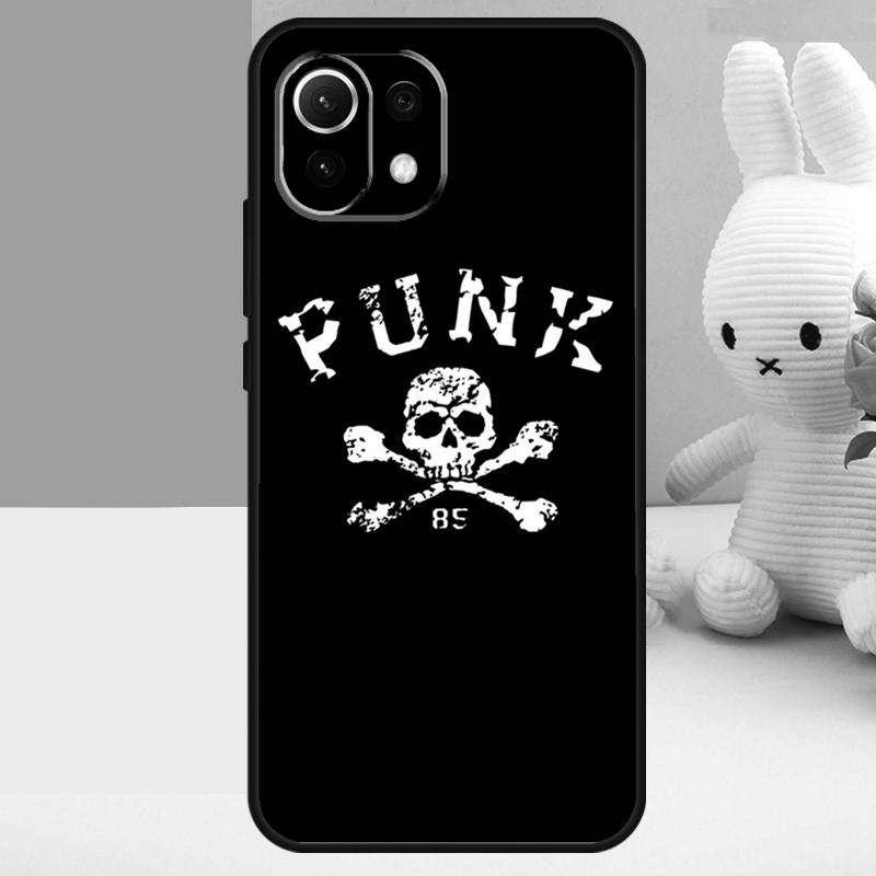 Punk Rock Case For Xiaomi 15 13 14 Ultra 13T 14T 15T Pro 17 Pro Max POCO X7 Pro X5 X6 F5 F6 F7 Funda