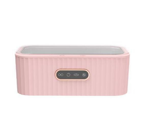 

Portable Ultrasonic Cleaner for Jewelry, Makeup Brushes, and Glasses розовый