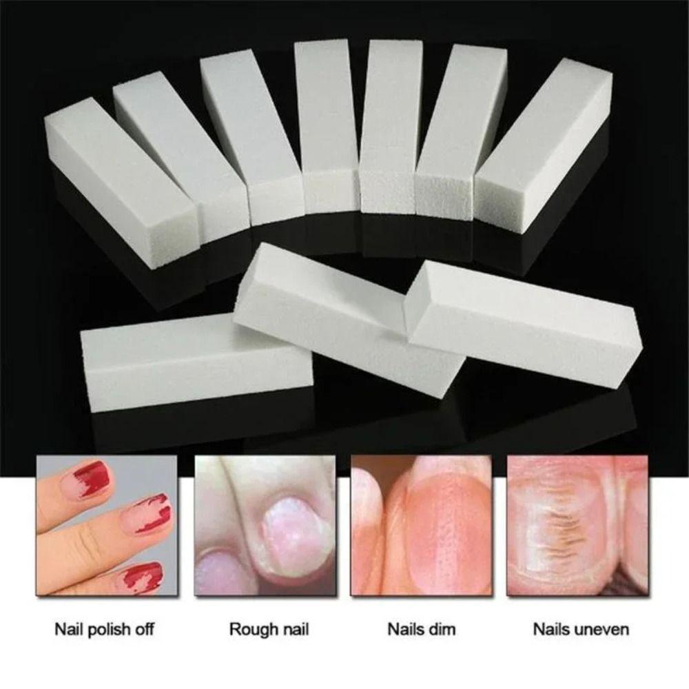 

5pcs Nail Care Nail File Block Cubic Block Nail Art Tofu Chunks Nail Polish Four Blocks Girl