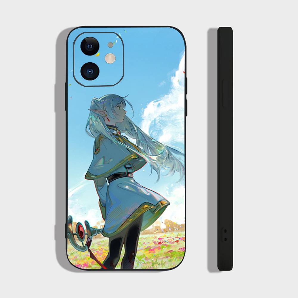 

Frieren Anime Sousou No Frieren Phone Case For IPhone 17 Air 16 15 14 13 Pro Max 11 12 Black Silicone Cover IPHONE 14PLUS