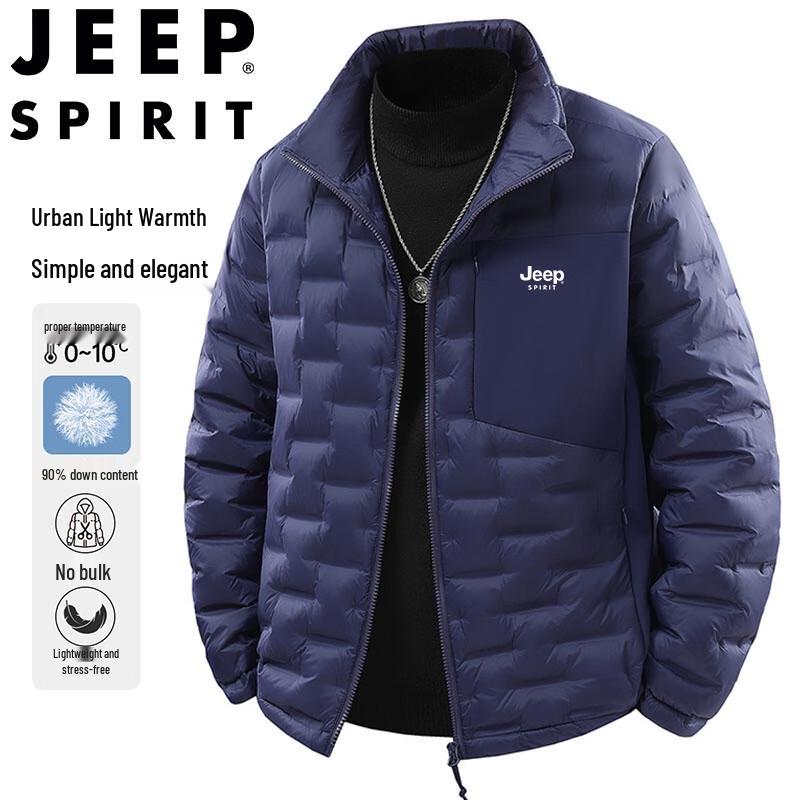 JEEP SPIRIT Men's Stand Collar Down Jacket