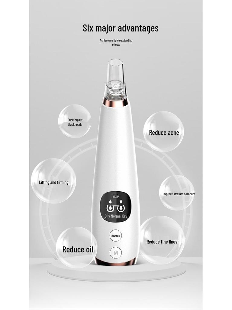 Electric Blackhead Remover & Pore Cleaner for Acne and Oil Control
