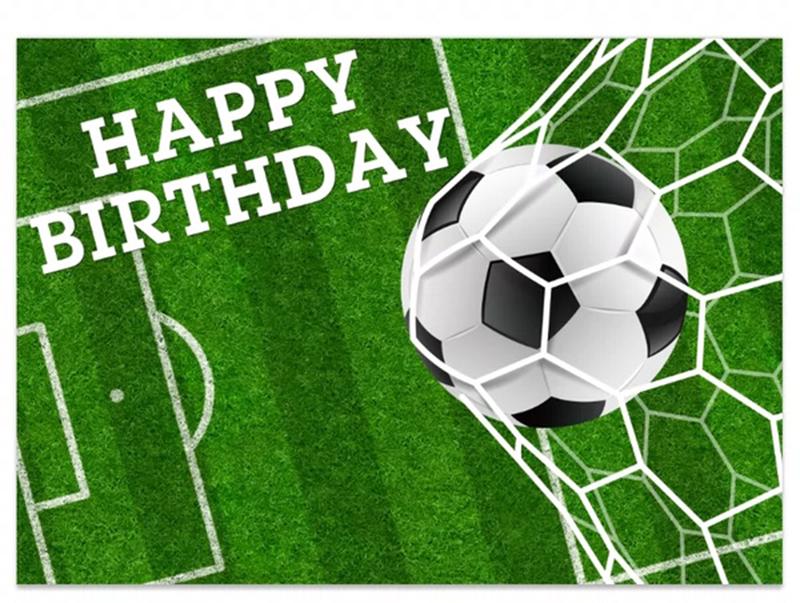 Football Birthday Party Decor Set: Plates, Cups, Tablecloth, Cutlery, Backdrop, Banner & Balloons.