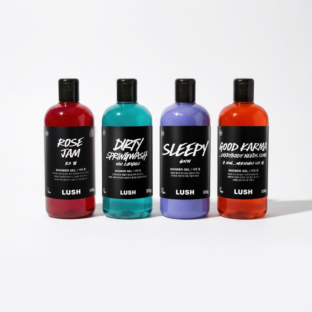

[Lush] Iconic Shower Gel Collection - Moisturizing Body Wash for All Skin Types Sleepy 520g