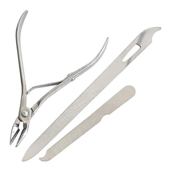 Nail clippers, nippers, nipper nail clippers, cuticle care, cuticles, hangnails, nail care, nail file, 3-piece set