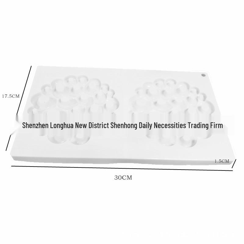 Round Flower-Shaped Silicone Cake and Mousse Mold for Baking and Dessert Decoration