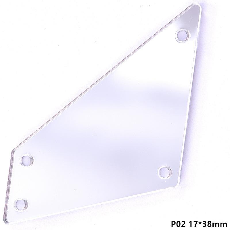 Acrylic Hand Seam Drill, Flat Bottom Special-Shaped Mirror Diy Clothing Decoration Jewelry Mirror Accessories Seam Drill