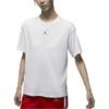 Jordan Sportowe Logo Luźny Szybkoschnący T-shirt z Krótkim Rękawem Damskie Top Biały FN5117-100