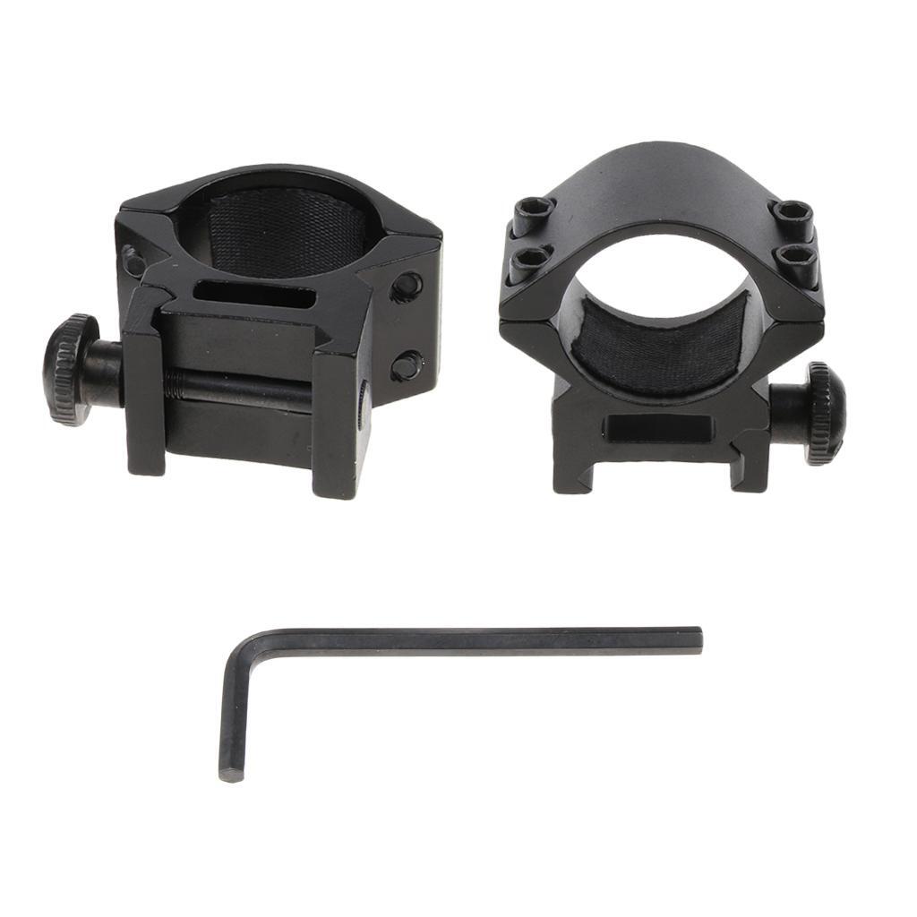 25.4mm Rings Fits 20mm Dovetail Rail Medium Profile FW-ZJ-PT01Z