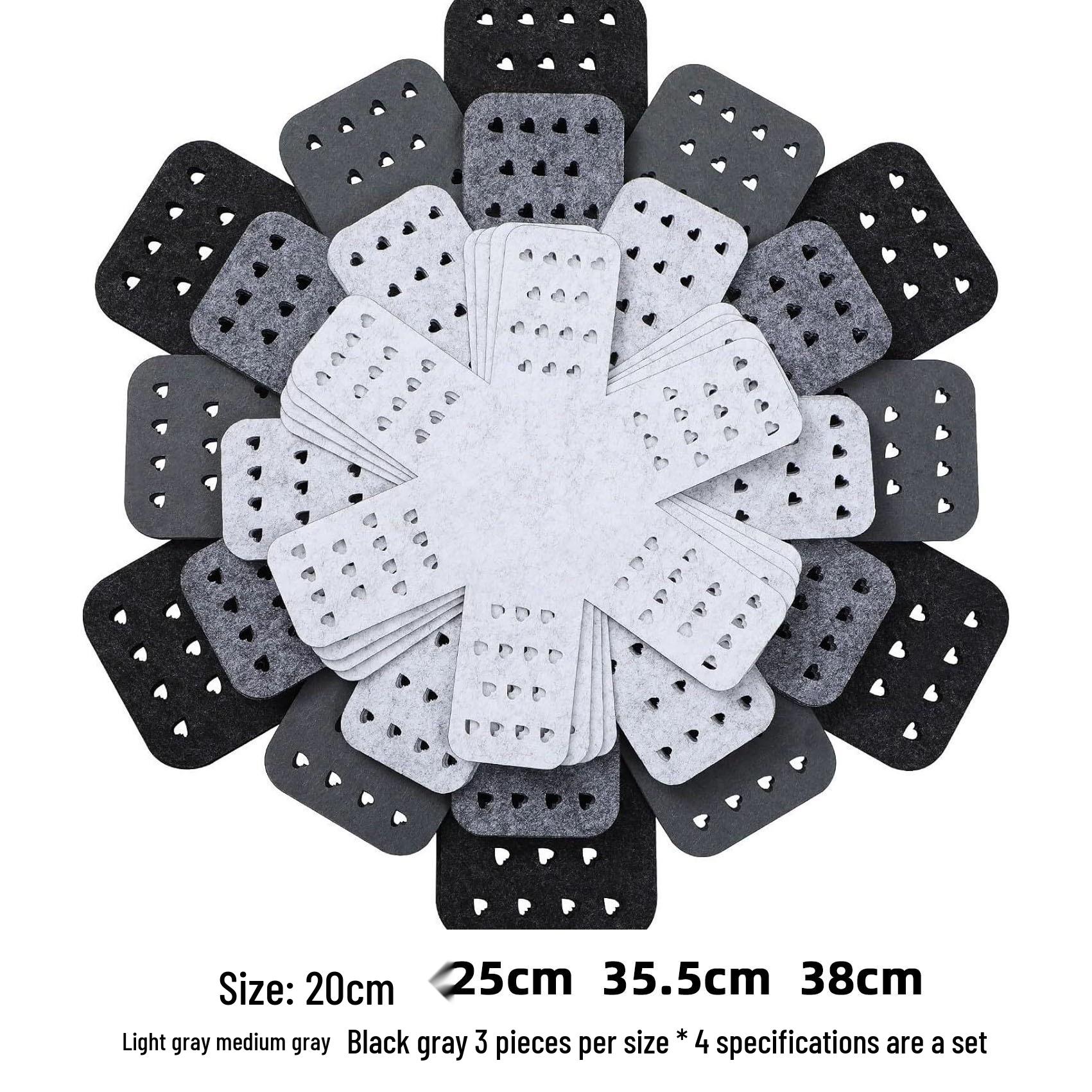 

Набор фетровых подставок под тарелки и горшков в форме цветов для сковородок и мисок