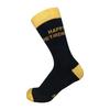 Star Mens Contrast Retirement Crew Socks