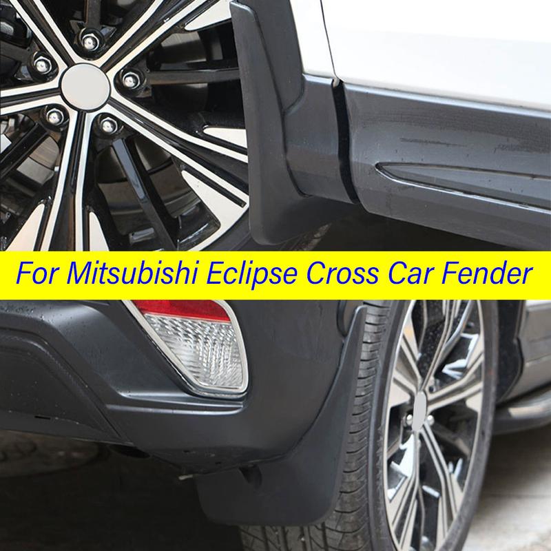 For Mitsubishi Eclipse Cross 2018     Front And Rear Wheels Mudguard No-Drill Fender Protect Splash-proof Wing