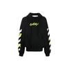OFF WHITE Logo Printed Drawstring Hoodie OMBB110S23FLE0021050