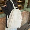 Female Light Junior High School Student Backpack Japanese Casual Schoolbag Female College Student Simple Solid Color Backpack Female College Style
