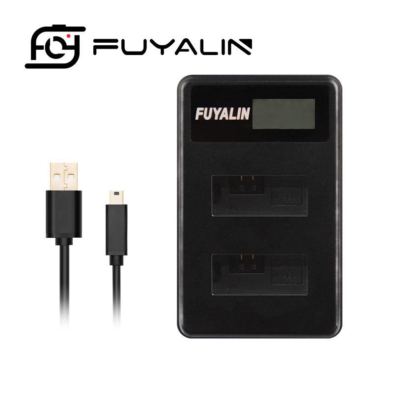 FUYALIN LPE5 USB Dual Charger for EOS 1000D, 500D, 450D, Kiss X3, X2, F.