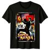 O Super Ninja (1984) Camiseta Inspirada em Cartaz de Filme Retro Anos 80 Unissex