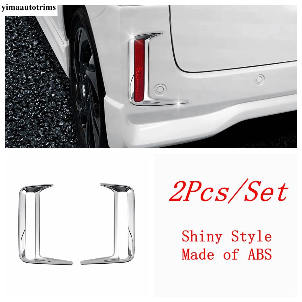 Front Rear Bumper Fog Light Lamp Frame Decoration Cover Trim ABS Chrome Accessories For Suzuki Spacia  MK54S MK94S 2024 20