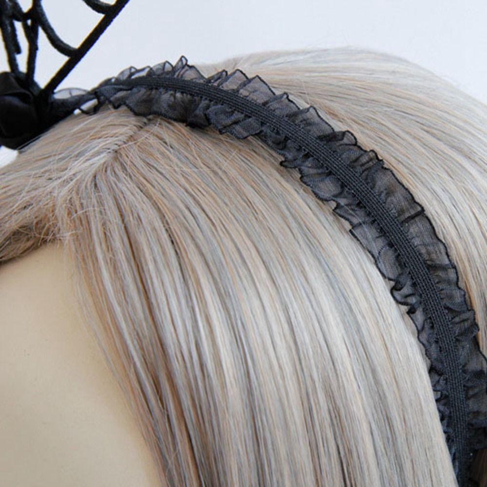 Spider Halloween Headband Headpiece Witch Hat Hairband Gothic Black Crown  Stage Performance Props