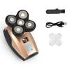 5-in-1 Rechargeable Electric Shaver: Full-Body Washable, 5-Blade Bald Shaver