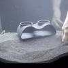 Yousheng Doppelte Öffnung Aquarium Höhlentunnel, Fischversteck Dekoration mit zwei Eingängen, PLA Künstlicher Stein Unterschlupf für Bodenbewohner, Kleine Fische