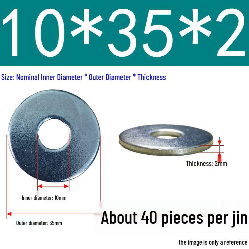 Galvanized Oversized Metal Washers M3-M60