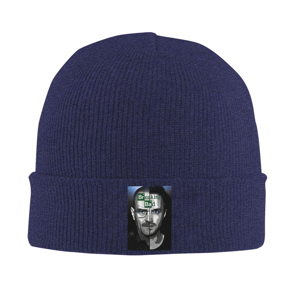 Breaking Bad Beanie Hats  Bonnet Hats Female Male Street Y2K Kpop Knit Hat Spring Pattern Warm Soft Caps