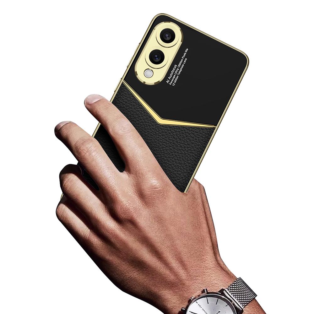 

GKK For Samsung Galaxy S25 Edge Cases Electroplating PU+PC+TPU Phone Cover White